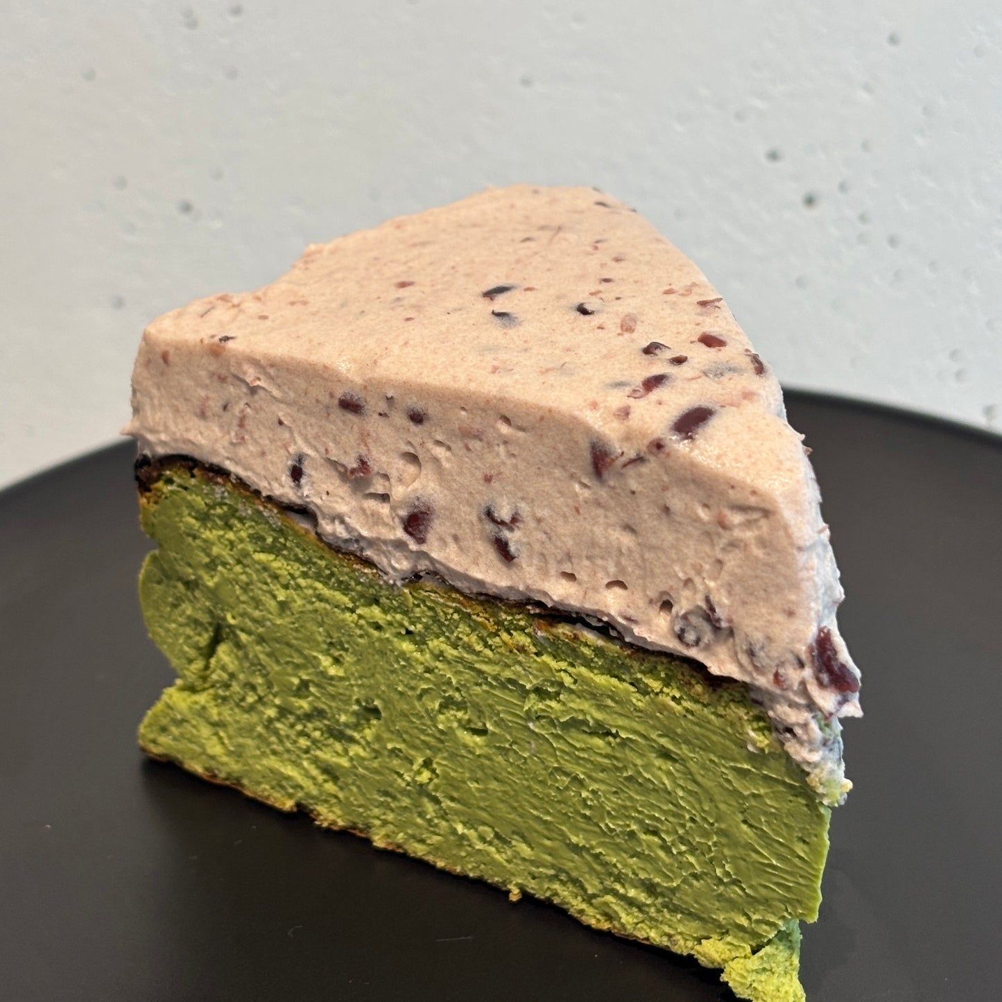 Red Bean Matcha Basque Cheesecake