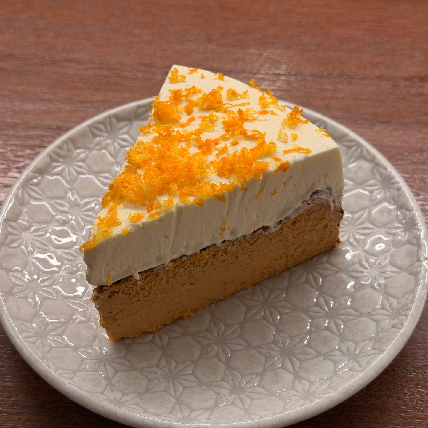 Orange Thai Tea Cheesecake