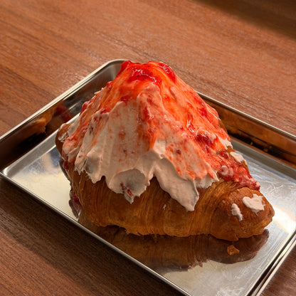 Strawberry Matcha Croissant