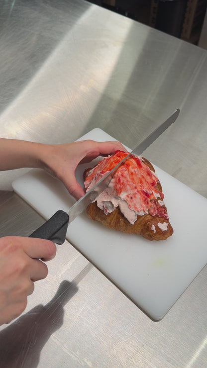 Strawberry Matcha Croissant